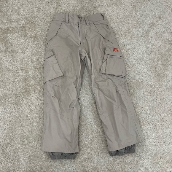 Burton Ronin Ski Snow Snowboarding Pants Tan Men’s Size Medium Cargo, - Picture 1 of 16